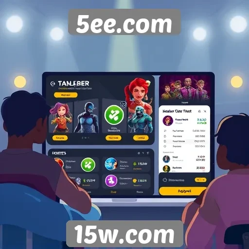 Análise da interface do usuário no 5ee.com